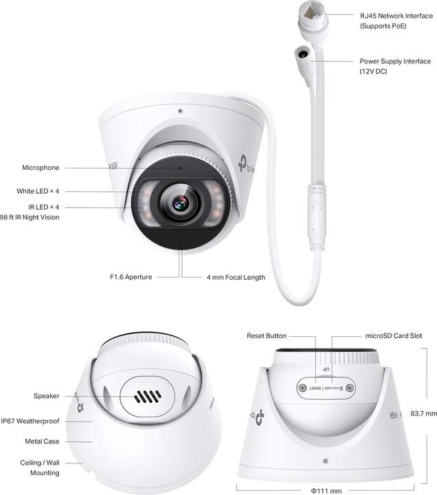 Image du produit TP-Link VIGI C485 (3840 x 2160 pixels)