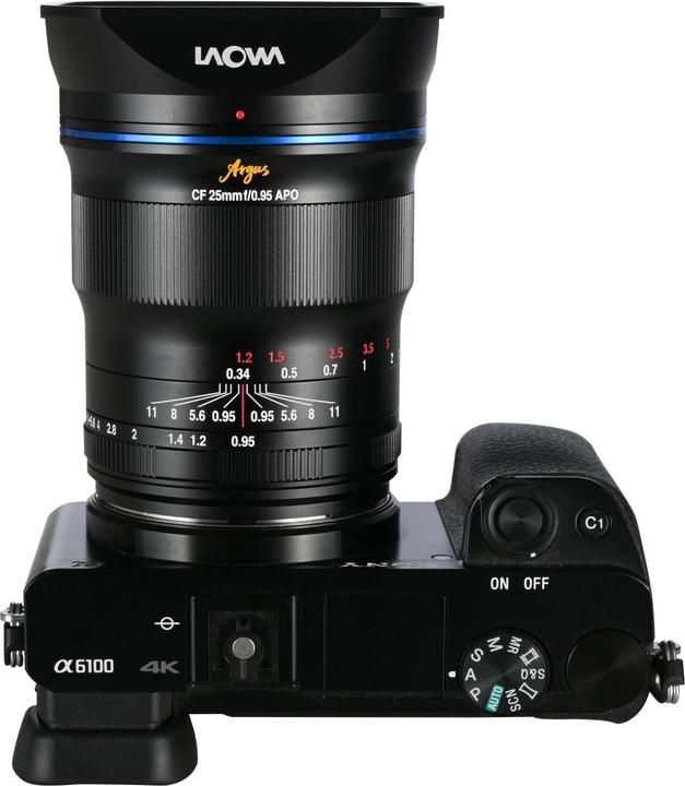 Actual product image Venus Optic Fixed focal length Laowa Argus 25mm f/0.95 CF APO - Sony E-Mount (Sony E, APS-C / DX)