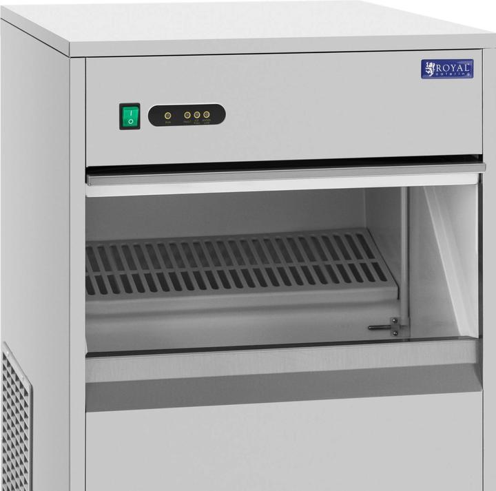 Produktbild Royal Catering Gastro Eiswürfelmaschine Eiswürfelbereiter Icecubemaker 50kg/24h Edelstahl
