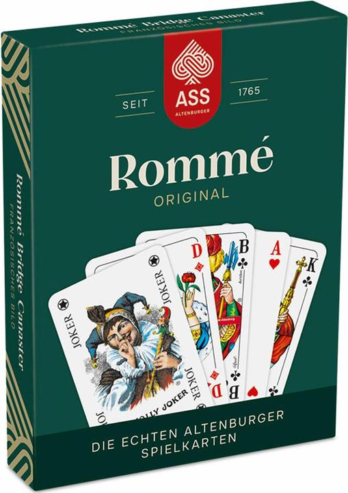 Produktbild Cartamundi Romme/Canasta/Bridge 2x55 Karten in Stülpschachtel (Deutsch)