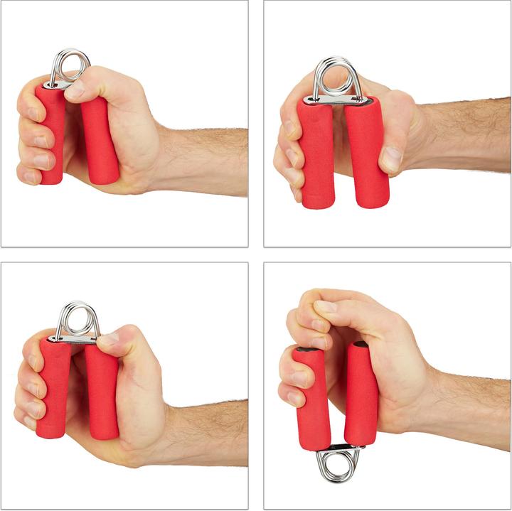 Actual product image Relaxdays Hand Trainer Set Of 2, Foam Grips