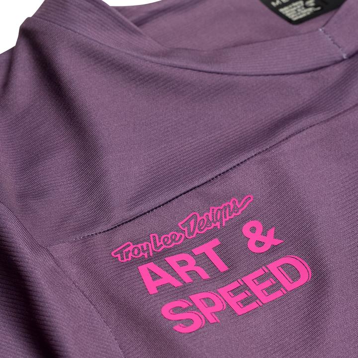 Actual product image Troy Lee Designs Skyline LS Jersey, Radioscape, deep purple, M (M)
