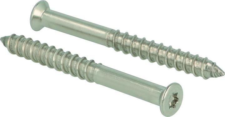 Siso Holzschrauben 7x80mm, Torx 30 (100 Schrauben pro Stück)
