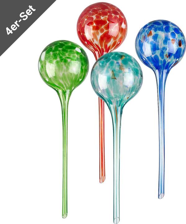 Produktbild Royal Gardineer 2er -Set Giessfrei-Bewässerungs-Kugeln aus Glas (Bewässerungskugeln)
