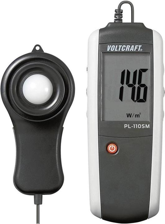 Voltcraft Luxmeter PL-110SM up to 1999 W/m