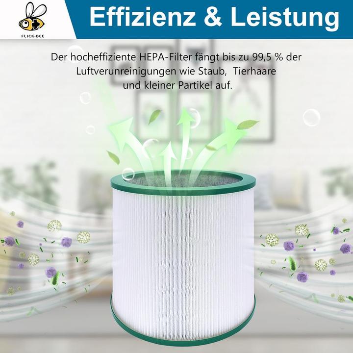 Image du produit Flickbee HEPA Filter wie 968103-04 / 968126-03 für Dyson Pure Cool Link Me TP00 TP02 TP03 AM11 BP01