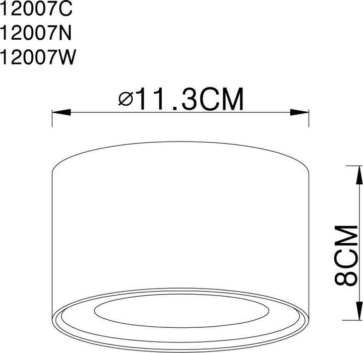 Actual product image Globo Ceiling lamp Serena (980 lm)