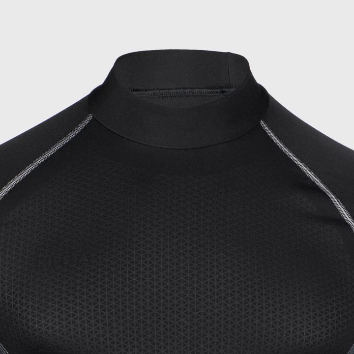 Immagine prodotto Decathlon Camicia funzionale da rugby da uomo a maniche lunghe - Maglia SS R500 nera (XXL)