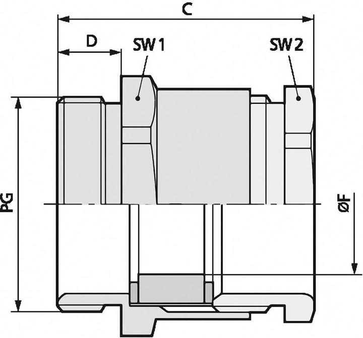 Produktbild Lapp Kabelverschraubung PG90 Messin