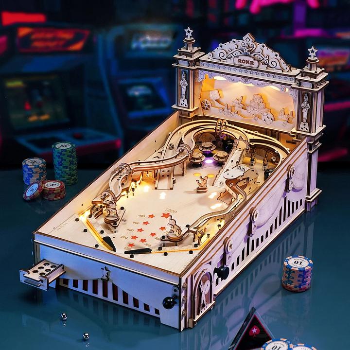 Actual product image Rokr Pinball machine