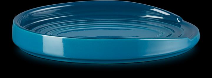 Actual product image Le Creuset Creuset ova stoneware spoon rest Deep Teal