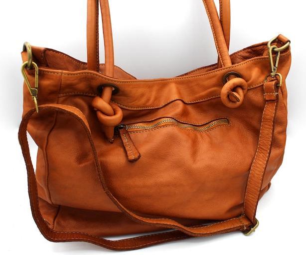Produktbild Only-Bags.Store Ledertasche, Lederhandtasche, weich gewebte Hobo-Tasche, geflochtenes Leder