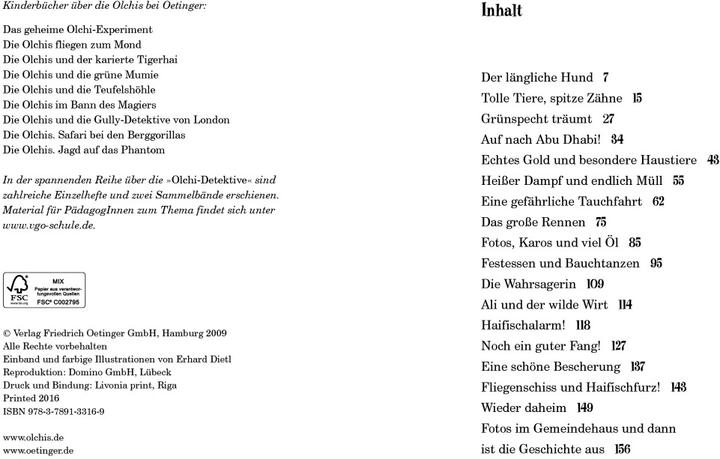 Produktbild Die Olchis und der karierte Tigerhai (Deutsch, Erhard Dietl, 2009)