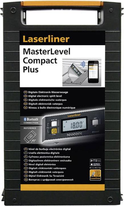 Image du produit Laserliner Niveau à bulle électronique numérique au format compact interface ooth (3 cm)