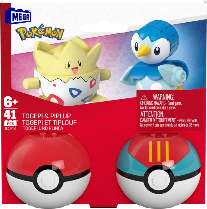 Produktbild MEGA Pokémon 2er Pokéball Set - Plinfa und Togepi