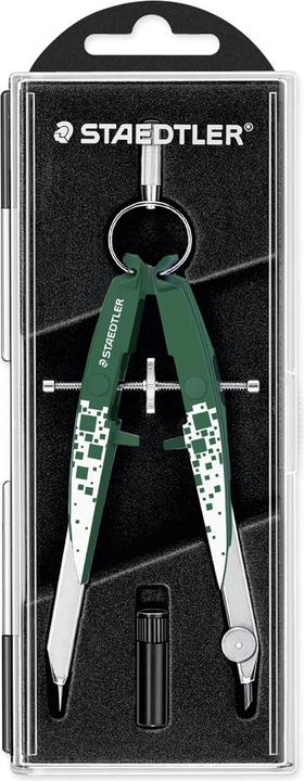 Immagine prodotto Staedtler Bussola di precisione/geometria Mars Comfort, verde Guida del mandrino, testa a molla tonda