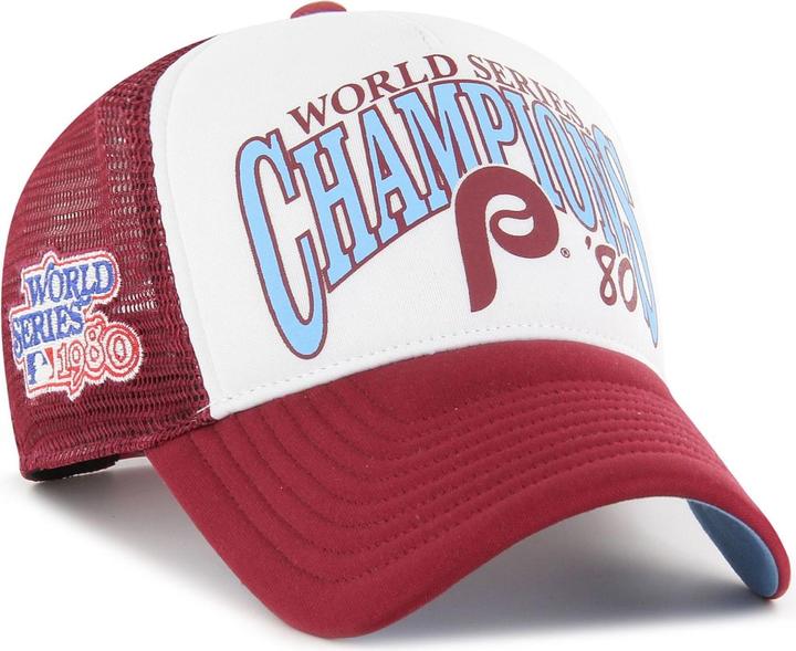 Actual product image 47 Brand Mesh Trucker Cap - Foam Champ Philadelphia Phillies