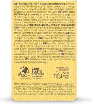 Actual product image Weleda Shower Bar Ginger + Petitgrain