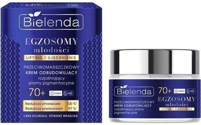 Actual product image Bielenda Egzosomy Młodości przeciwzmarszczkowy krem do twarzy 70+ na dzień i noc 50ml (50 ml, Day cream, Night cream)