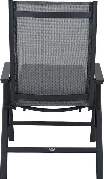 Produktbild Siena Garden Tauro Klappliege, matt anthrazit Alu, Textilbezug royal-grey