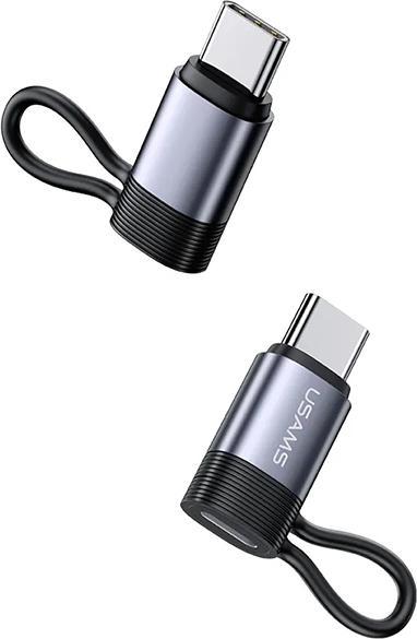 Image du produit Usams Adaptateur AU17 Lightning - USB-C 30W stalowy/aluminium SJ677LN01 (US-SJ677) (USB Type C, Lightning)