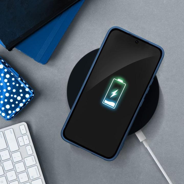 Actual product image Partner Telecom Back panel cover OEM SILICONE case for SAMSUNG A20E blue (Samsung Galaxy A20e)