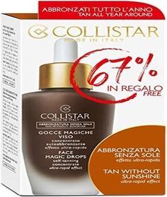 Actual product image Collistar Tan Without Sunshine Face Magic Drops (Self tanning gel, 50 ml)