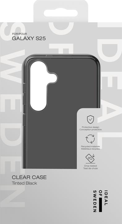 Produktbild iDeal Of Sweden Galaxy S24/S25 Clear Case - Tinted Black (Samsung Galaxy S25, Samsung Galaxy S24+)