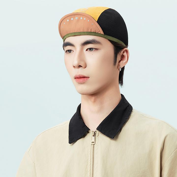 Actual product image Rockbros Cycling Cap with Visor, Helmet Cover - Yellow (56, 57, 58, 59, 60, 61)
