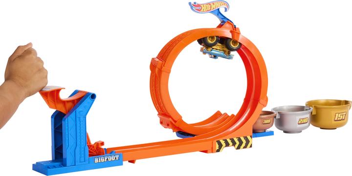Productafbeelding Hot Wheels Monster Trucks 2-in-1 Loop & Flip Challenge