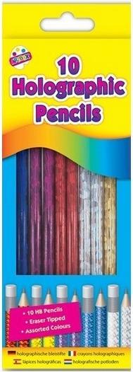 Actual product image Tallon Holographic Pencil (Pack of 10) (HB, 10 x)