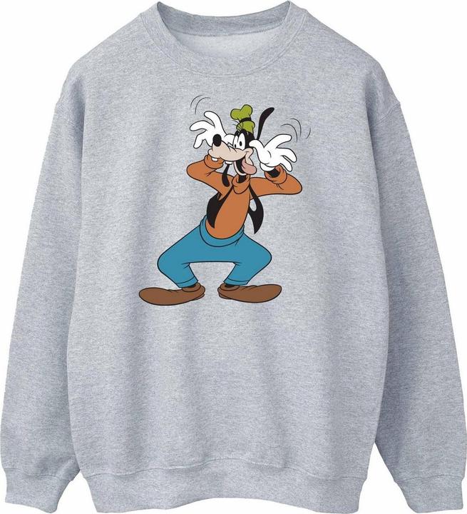 Disney Mens Crazy Goofy Sweatshirt