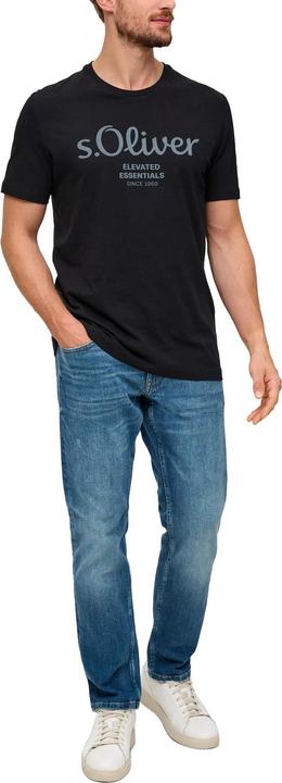 Produktbild S.Oliver T-Shirt Casual Bequem sitzend Logo T-Shirt (S)
