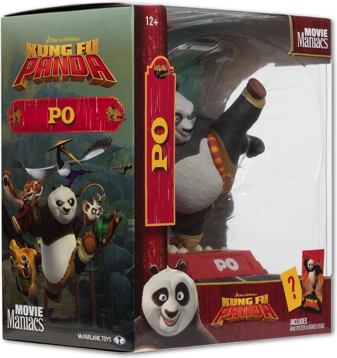 Produktbild McFarlane Kung Fu Panda Movie Maniacs PVC Statue Po 17 cm