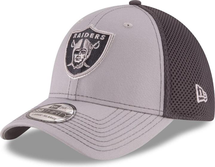 Actual product image New Era 39Thirty Stretch Mesh Cap - Las Vegas Raiders - L/XL (L)