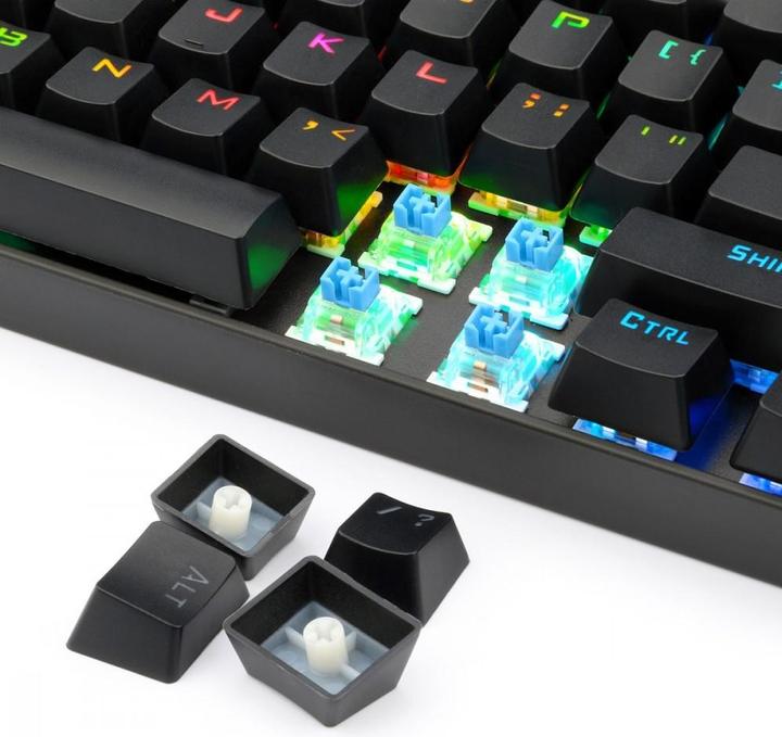 Actual product image Redragon Deimos K599-KRS 2.4G + Wired Mechanical keyboard, US layout (US, Cable, Wireless)