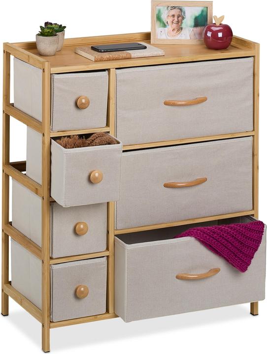 Produktbild Relaxdays Kommode (61.5 x 32.5 x 73 cm)