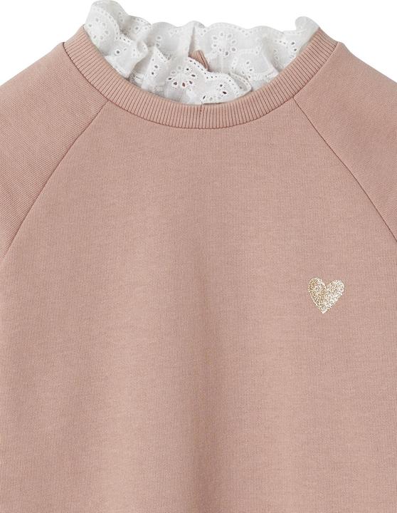 Immagine prodotto Vertbaudet Vestito da bambina in felpa con ricamo a occhiello sul colletto (86)