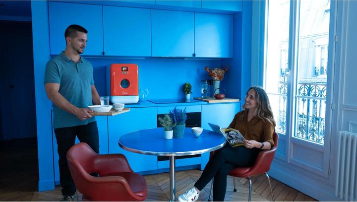 Productafbeelding Daan Tech Bob Oranje/Witte vaatwasser