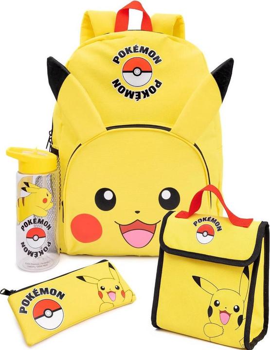Actual product image Pokémon Lunch Bag And Backpack Set 4Pack