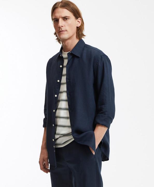 Immagine prodotto La Redoute Collections Camicia dritta in lino con maniche lunghe Signature (XL)