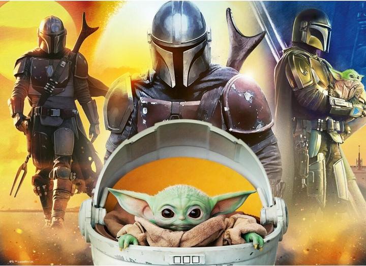 Produktbild Ravensburger 4 Puzzles of 100 Pieces - The Mandalorian (400 Teile)