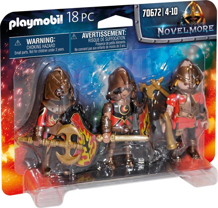 Produktbild Playmobil 3er Set Burnham Raiders (70672, Playmobil Novelmore)