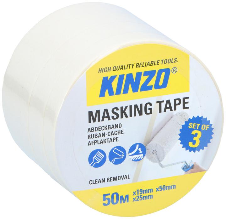 Image du produit Kinzo Ruban de masquage 3pcs ass 1,9/2,5/ (50 mm)
