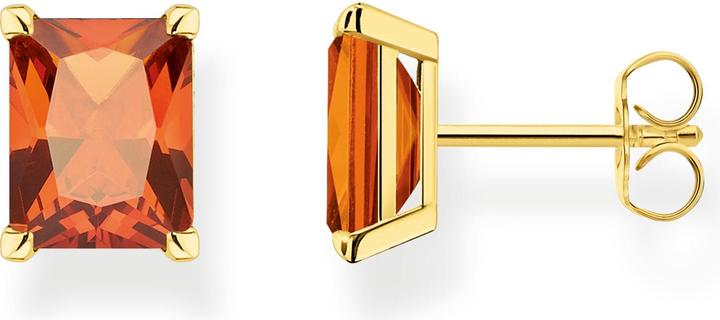 Immagine prodotto Thomas Sabo Orecchini con pietra arancione, oro (Argento 925)