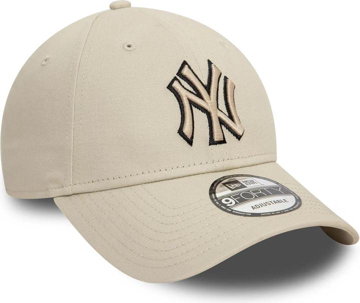 New Era Kappe 9forty New York Yankees Team Outline (One Size)