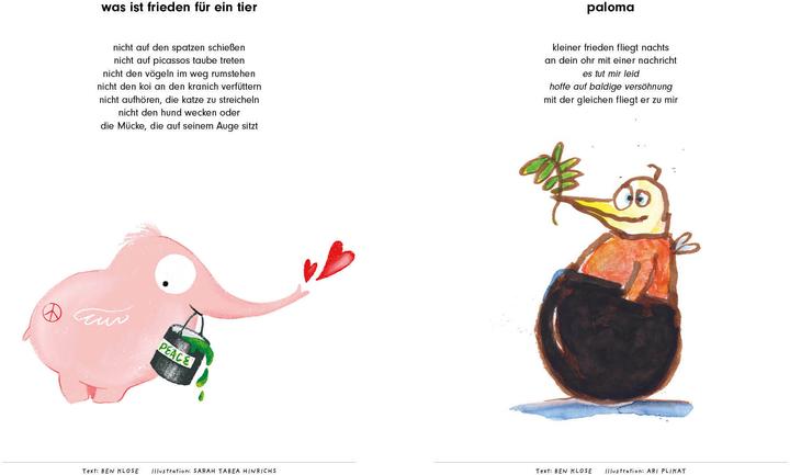 Actual product image Das Friedenstier – Mit Stift und Flügeln für den Frieden (German, Sabine Wreath, Merle Goll, Friederike Ablang, 2025)