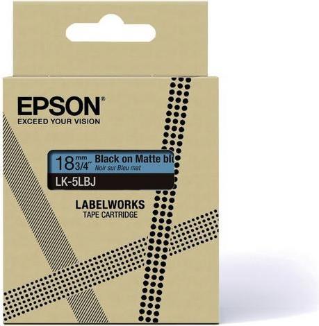 Immagine prodotto Epson Blu opaco/nero 18 mm LK-5LBJ (1.80 cm, Blu)