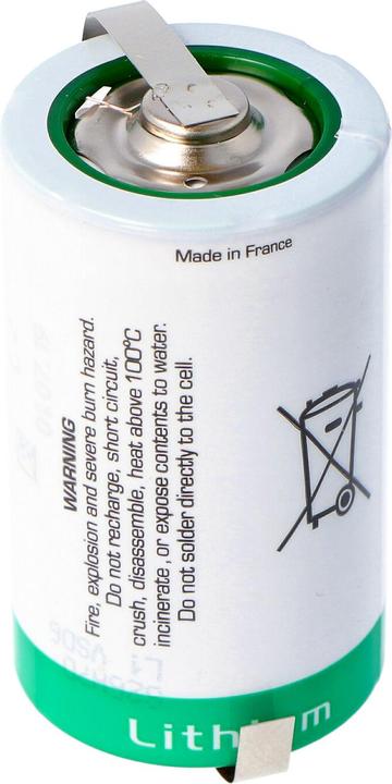 Actual product image Saft Batterie LSH 20 mit Z-Lötfahnen (1 pcs., D, 13000 mAh)
