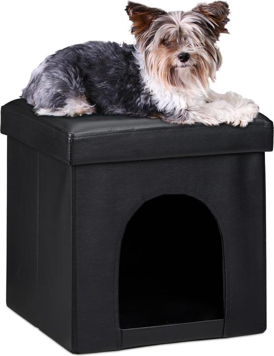 Actual product image Relaxdays Dog Box Seat Stool